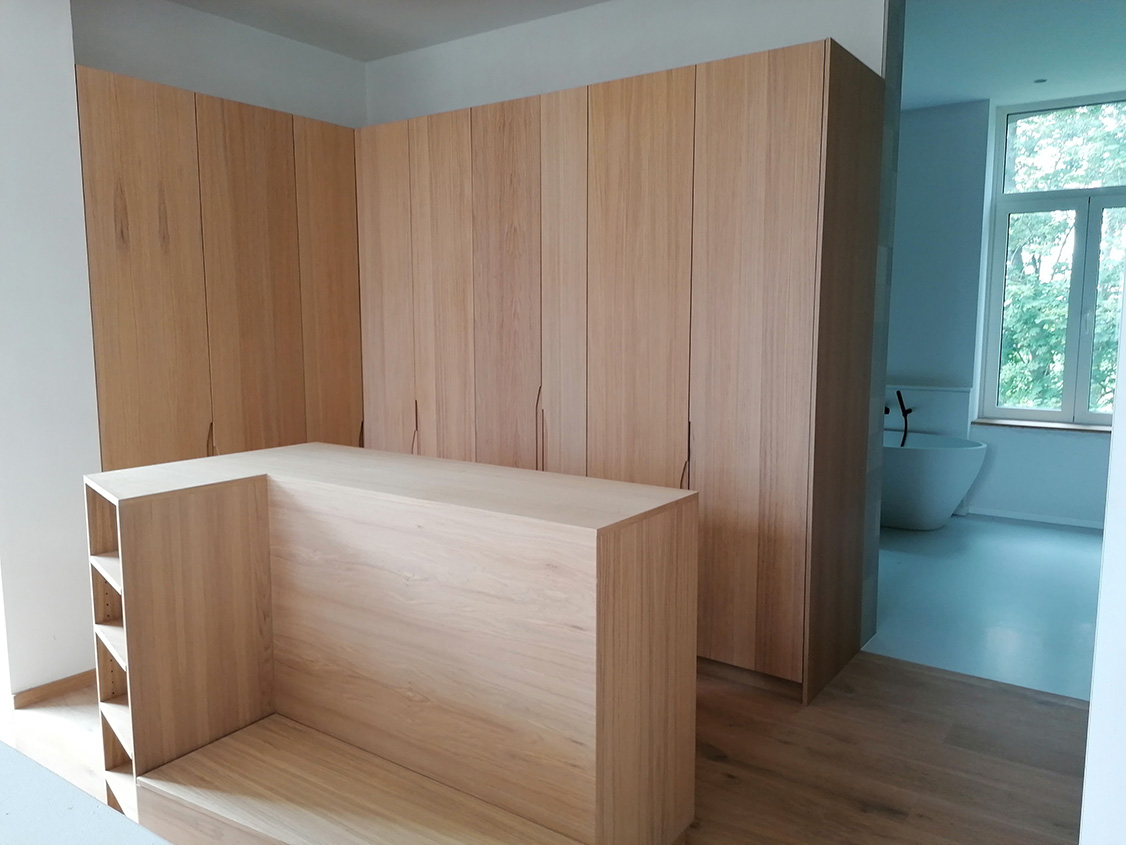 Dressing sur-mesure en chêne